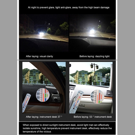 Left-hand Drive Dark Mat Car Dashboard Cover Car Light Pad Instrument Panel Sunscreen Car Mats for Land Rover Discovery 4 (Please note the model and year)(Red)