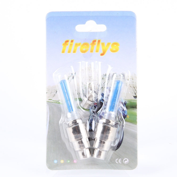 2 PCS Wheel Tyre Lamp With Battery for Car / Motorbike / Bike(Blue Light) - Decorative Lights by PMC Jewellery | Online Shopping South Africa | PMC Jewellery | Buy Now Pay Later Mobicred