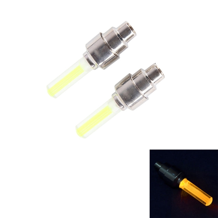 2 PCS Wheel Tyre Lamp With Battery for Car / Motorbike / Bike(Yellow Light) - Decorative Lights by PMC TechLife | Online Shopping South Africa | PMC TechLife | Buy Now Pay Later Mobicred