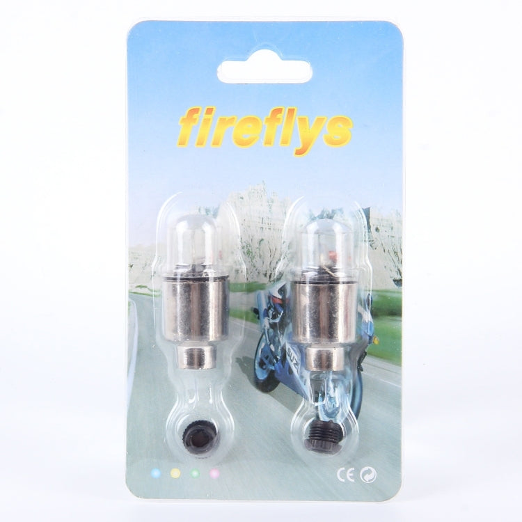 2 PCS Valve Cap Light Wheel Tyre Lamp With Battery for Car / Motorbike / Bike(Blue Light) - Decorative Lights by PMC Jewellery | Online Shopping South Africa | PMC Jewellery | Buy Now Pay Later Mobicred
