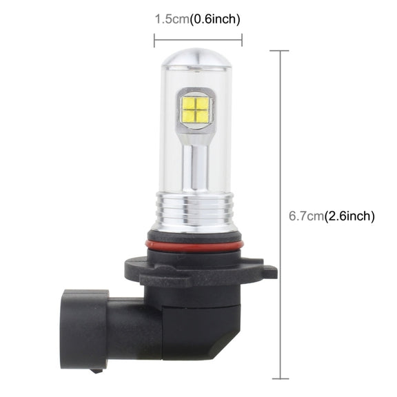 2 PCS  9006 40W 800 LM 6000K 8 LEDs Car Fog Lights, DC 12V(White Light)