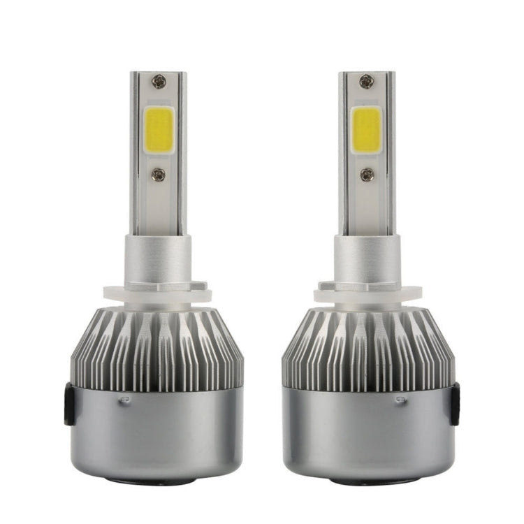 2pcs 880/881 18W 1800LM 6000K Waterproof IP68 Car Auto LED Headlight with 2 COB LED Lamps, DC 9-36V(White Light) - LED Headlamps by PMC TechLife | Online Shopping South Africa | PMC TechLife | Buy Now Pay Later Mobicred