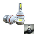 2pcs 9004 18W 1800LM 6000K Waterproof IP68 Car Auto LED Headlight with 2 COB LED Lamps, DC 9-36V(White Light) - LED Headlamps by PMC TechLife | Online Shopping South Africa | PMC TechLife | Buy Now Pay Later Mobicred