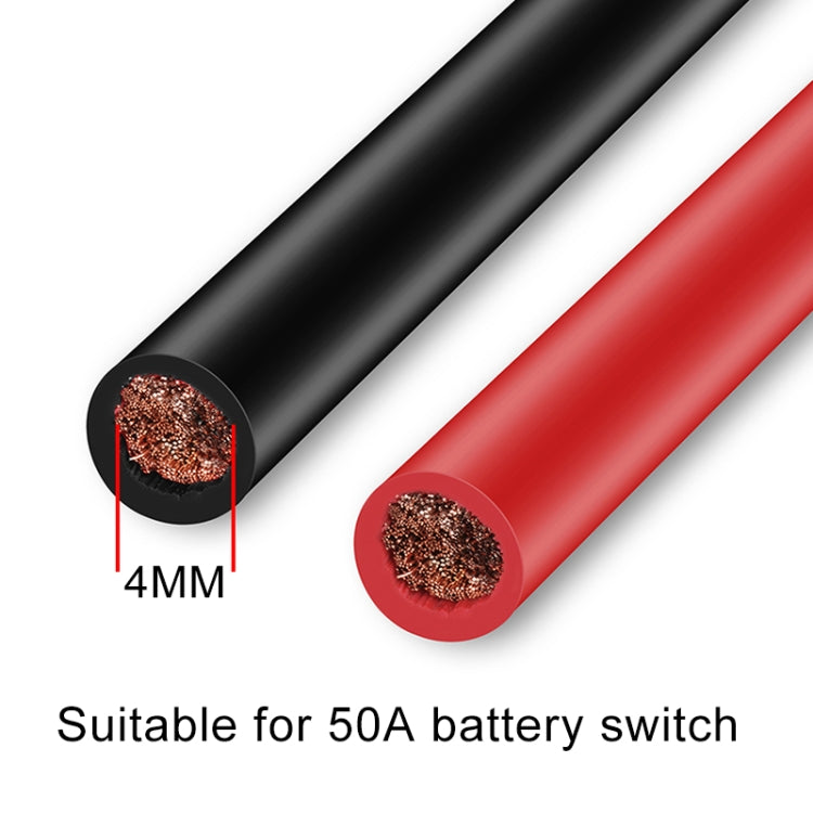 10 AWG Battery Switch Connecting Cable for Car / Motorcycle / Ocean Liner - Booster Cable & Clip by PMC TechLife | Online Shopping South Africa | PMC TechLife | Buy Now Pay Later Mobicred