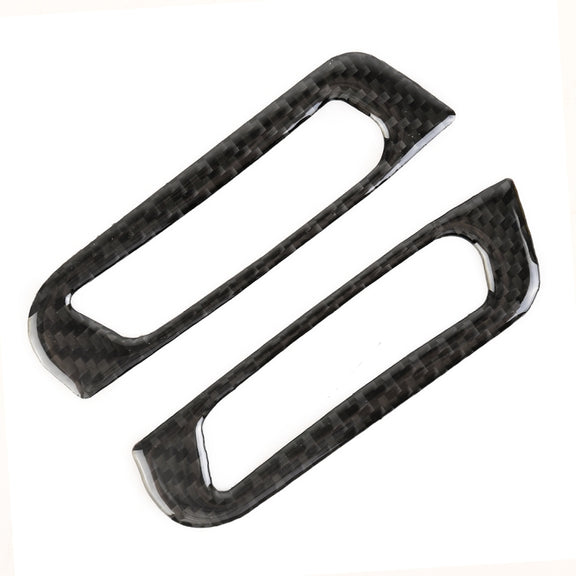 2 PCS Car A Column Air Outlet Carbon Fiber Decorative Sticker for Jeep Grand Cherokee 2011-2018