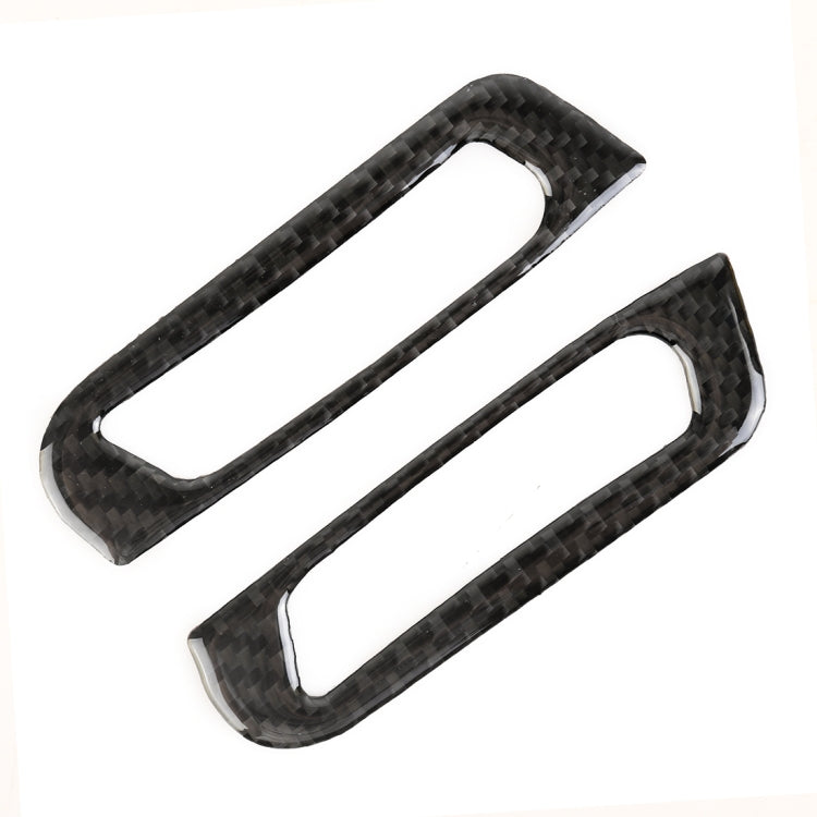 2 PCS Car A Column Air Outlet Carbon Fiber Decorative Sticker for Jeep Grand Cherokee 2011-2018