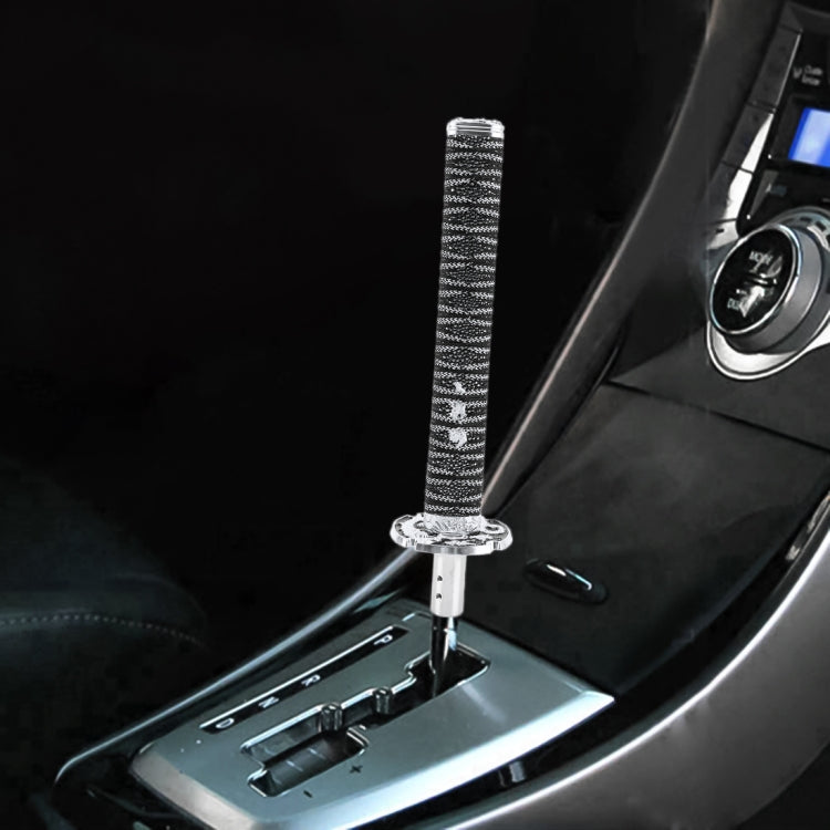 Universal Samurai Shape Manual or Automatic Gear Shift Knob, Length: 31.5cm (Silver) - Shift Knob by PMC TechLife | Online Shopping South Africa | PMC TechLife | Buy Now Pay Later Mobicred