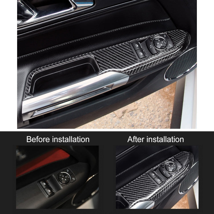 4 PCS Car Door Lift Window Regulator Button Decorative Sticker for Ford Mustang 2015-2020 - free shipping - PMC TechLife - Order now!