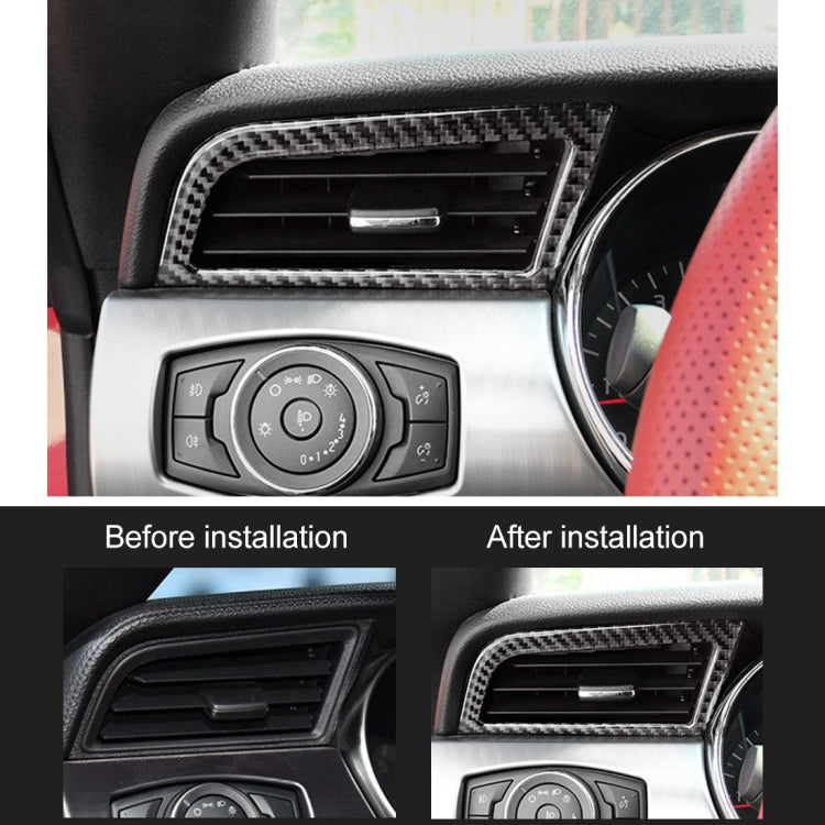 2 PCS Car Instrument Console Side Vent Decorative Sticker for Ford Mustang 2015-2020 - Car Interior Mouldings by PMC Jewellery | Online Shopping South Africa | PMC Jewellery | Buy Now Pay Later Mobicred