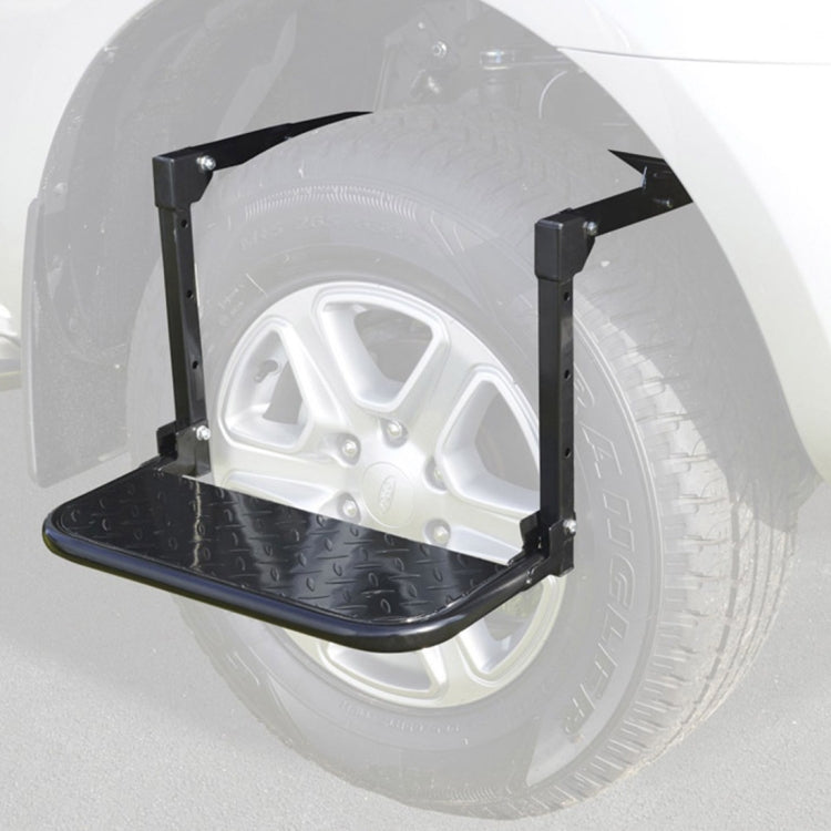 Portable Folding Car Stairs Tyre Mount Steps Ladder for Pickup Trucks, Truck, SUV - Foot Pedal by PMC TechLife | Online Shopping South Africa | PMC TechLife | Buy Now Pay Later Mobicred