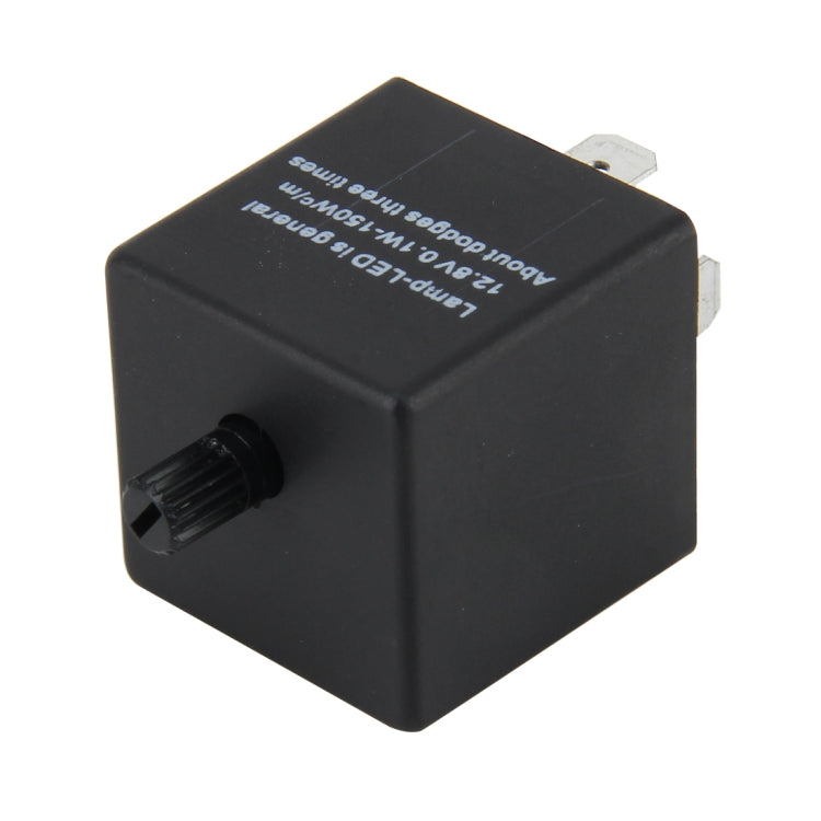 CF13 JL-02 Flasher for LED Auto Car-styling 3-Pin LED Turn Signal Adjustable Frequency Car Flasher Relay Fix Hyper Flash General Lamp-LED Light Relay for Japanese Car - Relays by PMC TechLife | Online Shopping South Africa | PMC TechLife