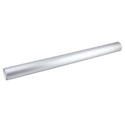 1.52 * 0.5m Water-resistant PVC Wire Drawing Brushed Chrome Vinyl Wrap Car Sticker Automobile Ice Film Stickers Car Styling Matte Brushed Car Wrap Vinyl Film (Silver)