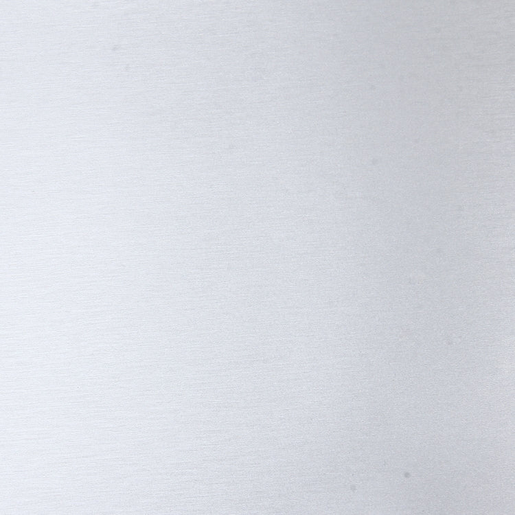 1.52 * 0.5m Water-resistant PVC Wire Drawing Brushed Chrome Vinyl Wrap Car Sticker Automobile Ice Film Stickers Car Styling Matte Brushed Car Wrap Vinyl Film (Silver)