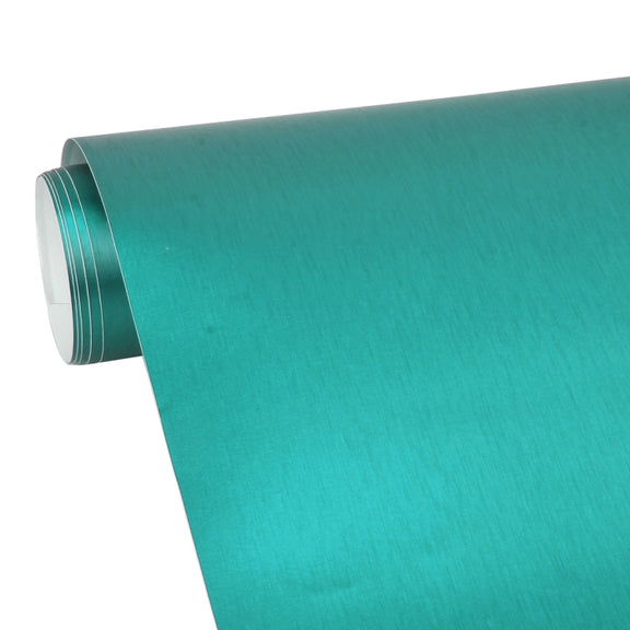 1.52 * 0.5m Water-resistant PVC Wire Drawing Brushed Chrome Vinyl Wrap Car Sticker Automobile Ice Film Stickers Car Styling Matte Brushed Car Wrap Vinyl Film