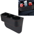 Car Seat Crevice Storage Box Cup Drink Holder Auto Pocket Stowing Tidying for Phone Pad Card Coin Case Car Accessories(Black) - Car Drink Holders by PMC Jewellery | Online Shopping South Africa | PMC Jewellery | Buy Now Pay Later Mobicred