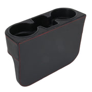 Car Seat Crevice Storage Box Cup Drink Holder Auto Pocket Stowing Tidying for Phone Pad Card Coin Case Car Accessories(Black)