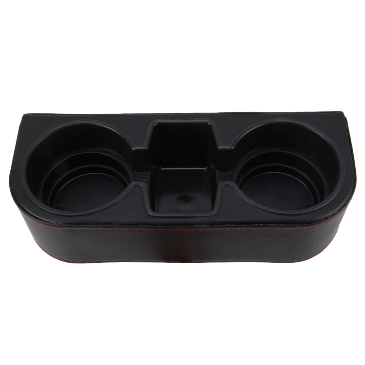 Car Seat Crevice Storage Box Cup Drink Holder Auto Pocket Stowing Tidying for Phone Pad Card Coin Case Car Accessories(Black) - Car Drink Holders by PMC Jewellery | Online Shopping South Africa | PMC Jewellery | Buy Now Pay Later Mobicred