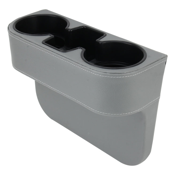 Car Seat Crevice Storage Box Cup Drink Holder Auto Pocket Stowing Tidying for Phone Pad Card Coin Case Car Accessories(Grey) - Car Drink Holders by PMC Jewellery | Online Shopping South Africa | PMC Jewellery | Buy Now Pay Later Mobicred