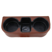 Car Seat Crevice Storage Box Cup Drink Holder Auto Pocket Stowing Tidying for Phone Pad Card Coin Case Car Accessories(Brown)