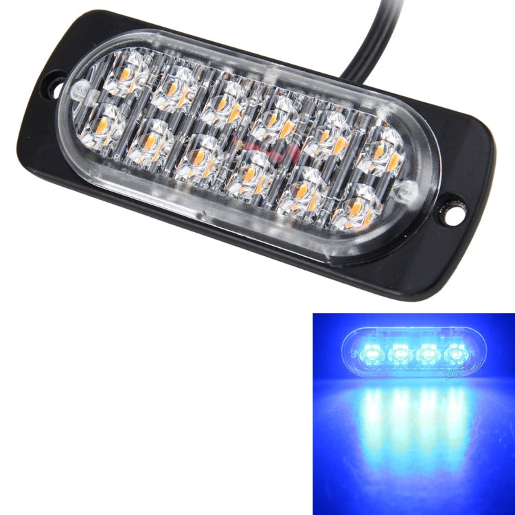 DC 12V-24V 2W 12LEDs SMD-2835 Lamps 17 Flash Patterns 3 Lines Car Flash Lamp Waterproof Car Truck Emergency Strobe Flash Warning Light, Cable Length: 90cm - free shipping - PMC TechLife - Order now!