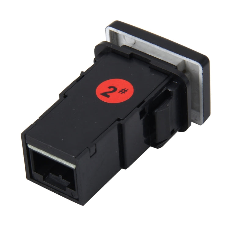 Car Fog Light Lamp Indicator 5 PIN On and Off Button Switch Control 4 Cable Auto Car Fog Light 5 Pin Switch On-Off Button Switch for Toyota, Small Size: 5*2.2*1.7cm(Yellow Light) - Car Switches by PMC TechLife | Online Shopping South Africa | PMC TechLife | Buy Now Pay Later Mobicred
