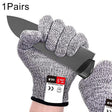 A Pair Cut-resistant Gardening Gloves HPPE Food-grade 5-Level Anti-cutting Anti-wear Safety Working Gloves, Size: XL, Length: 26cm(Black) - Safety Gloves by PMC TechLife | Online Shopping South Africa | PMC TechLife | Buy Now Pay Later Mobicred