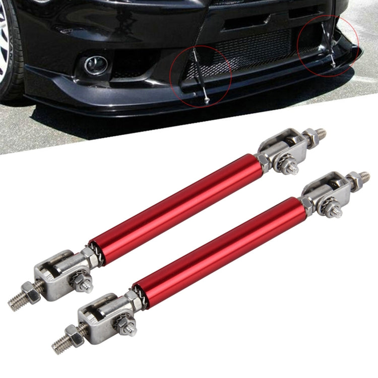 2 PCS Car Modification Large Surrounded By The Rod Telescopic Lever Front and Rear Bars Fixed Front Lip Back Shovel Adjustable Small Rod, Length: 15cm(Red) - Trunk & Bumper Accessories by PMC TechLife | Online Shopping South Africa | PMC TechLife | Buy Now Pay Later Mobicred