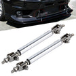 2 PCS Car Modification Large Surrounded By The Rod Telescopic Lever Front and Rear Bars Fixed Front Lip Back Shovel Adjustable Small Rod, Length: 15cm(Silver) - free shipping - PMC TechLife - Order now!