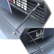 2 PCS Car Modification Large Surrounded By The Rod Telescopic Lever Front and Rear Bars Fixed Front Lip Back Shovel Adjustable Small Rod, Length: 20cm(Black)