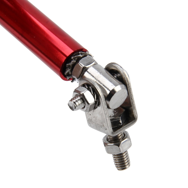 2 PCS Car Modification Large Surrounded By The Rod Telescopic Lever Front and Rear Bars Fixed Front Lip Back Shovel Adjustable Small Rod, Length: 20cm(Red)