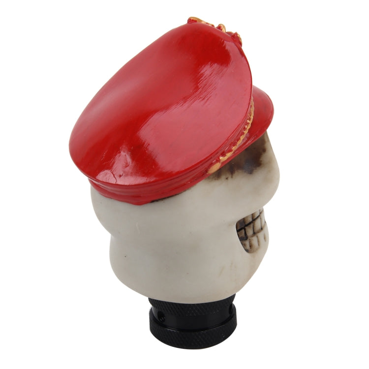 Universal Skull with A Hat Shape Car Gear Shift Knob Modified Car Gear Shift Knob Auto Transmission Shift Lever Knob Resin Gear Knobs - Shift Knob by PMC TechLife | Online Shopping South Africa | PMC TechLife | Buy Now Pay Later Mobicred