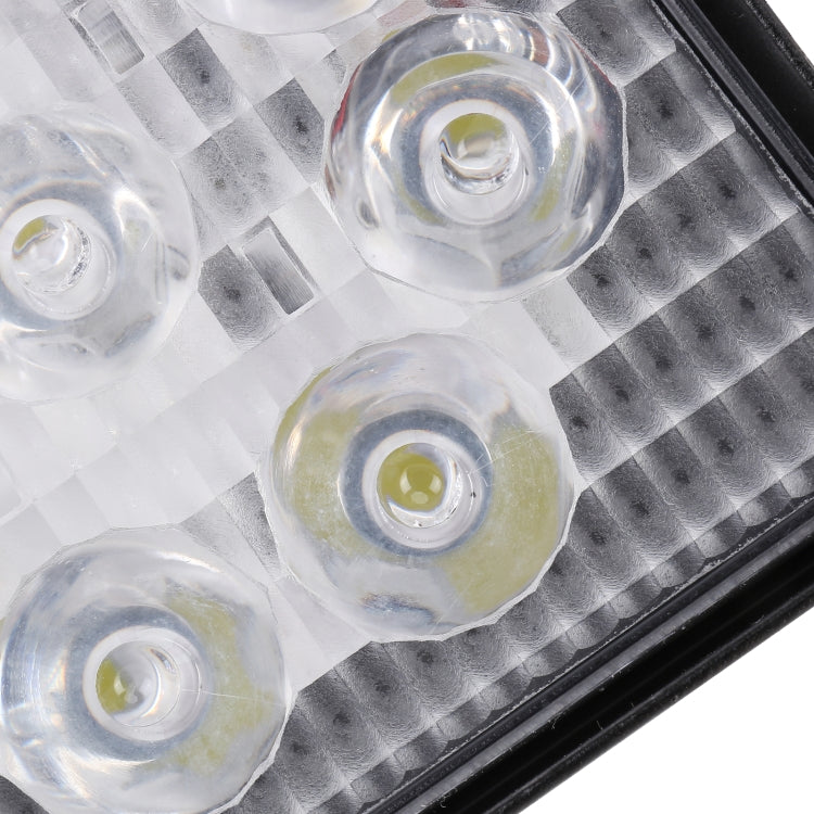 DC 10-30V 27W 2500LM 6000K Waterproof Vehicle Car Boat Marine External Work Lights Emergency Lights 30 Degrees Adjustable Spot Light LED Car Bulbs with 9 Intense Wafer LED Lights(White Light) - Work Lights by PMC TechLife | Online Shopping South Africa | PMC TechLife | Buy Now Pay Later Mobicred