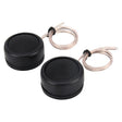 2 PCS 4 Mounting Options High Efficiency Dome Tweeter Mini Car Speaker Dome Tweeter Audio Auto Sound Component Speakers for Car Stereo - Car Amplifiers by PMC TechLife | Online Shopping South Africa | PMC TechLife | Buy Now Pay Later Mobicred
