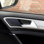 Car Carbon Fiber Door Inner Handle Wrist Panel Decorative Sticker for Volkswagen Golf 7 2013-2017