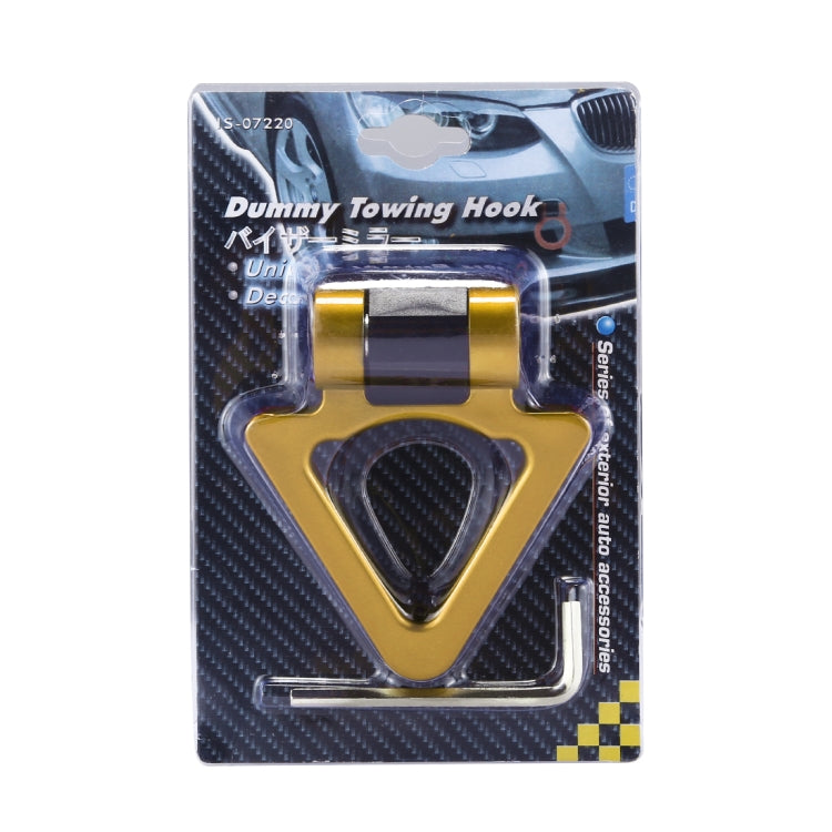 Car Truck Bumper Triangle Tow Hook Adhesive Decal Sticker Exterior Decoration (Yellow) - Towing Bars by PMC TechLife | Online Shopping South Africa | PMC TechLife | Buy Now Pay Later Mobicred