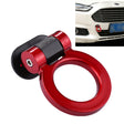 Car Truck Bumper Round Tow Hook Ring Adhesive Decal Sticker Exterior Decoration (Red) - Towing Bars by PMC TechLife | Online Shopping South Africa | PMC TechLife | Buy Now Pay Later Mobicred