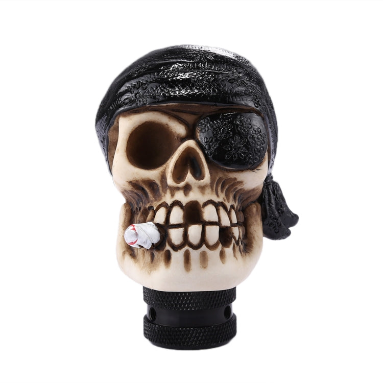 Pirate Skull Shaped Universal Vehicle Car Shifter Cover Manual Automatic Gear Shift Knob (Black) - Shift Knob by PMC TechLife | Online Shopping South Africa | PMC TechLife | Buy Now Pay Later Mobicred