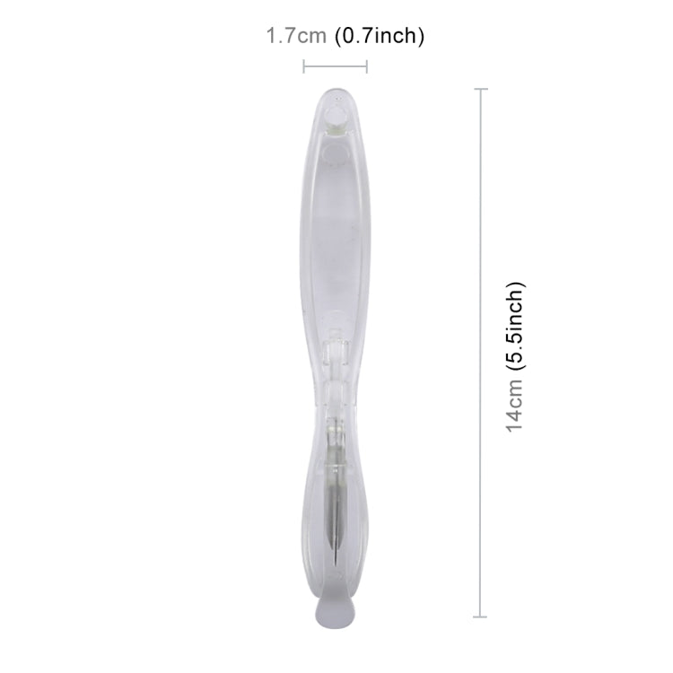 Car Vehicle Fiber Vinyl Film Sticker Wrap Safety Cutter Cutting Styling Wrap Tool(Transparent) - Sticker Tools by PMC TechLife | Online Shopping South Africa | PMC TechLife