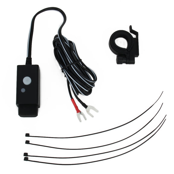 Water-resistant Motorcycle USB Phone Charger Adapter with Power Switch 5V Single Ports Smart Charging Power Socket, for Phone, Tablets, GPS