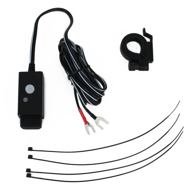 Water-resistant Motorcycle USB Phone Charger Adapter with Power Switch 5V Single Ports Smart Charging Power Socket, for Phone, Tablets, GPS