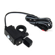 Waterproof Motorcycle USB Phone Charger Adapter with Power Switch 5V Dual Ports Smart Charging Power Socket, for Phone, Tablets, GPS - Electrical System by PMC TechLife | Online Shopping South Africa | PMC TechLife | Buy Now Pay Later Mobicred
