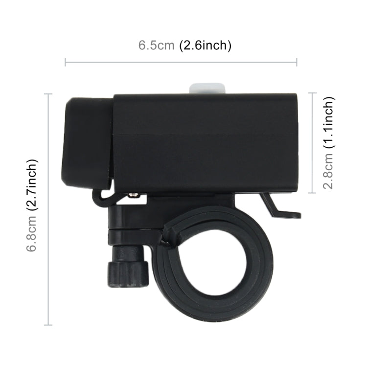 Waterproof Motorcycle USB Phone Charger Adapter with Power Switch 5V Dual Ports Smart Charging Power Socket, for Phone, Tablets, GPS - Electrical System by PMC TechLife | Online Shopping South Africa | PMC TechLife | Buy Now Pay Later Mobicred