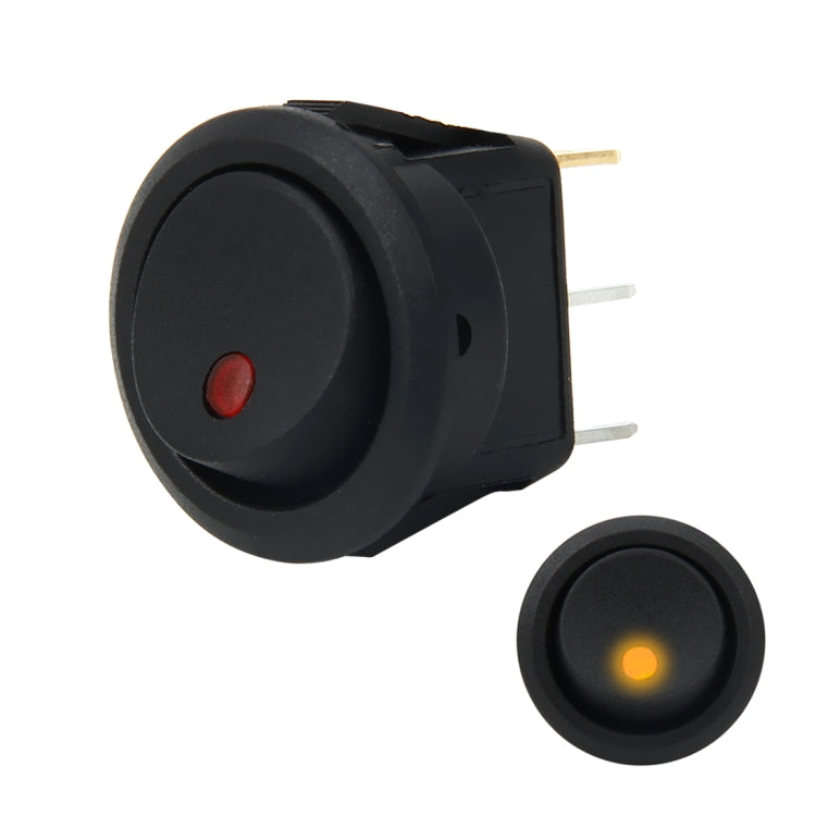 20 Amp 12 Volt Triple Plugs LED ON OFF Rocker Power Switch (Yellow Light) - Car Switches by PMC TechLife | Online Shopping South Africa | PMC TechLife | Buy Now Pay Later Mobicred