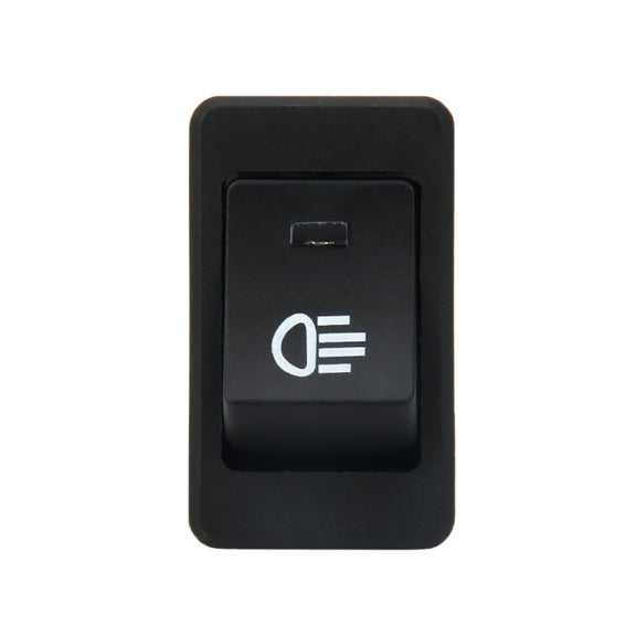 30 Amp 12 Volt Four Plugs LED ON OFF Car Fog Light Switch (Blue Light)