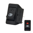 30 Amp 12 Volt Four Plugs LED ON OFF Car Fog Light Switch (Red Light) - Car Switches by PMC TechLife | Online Shopping South Africa | PMC TechLife | Buy Now Pay Later Mobicred