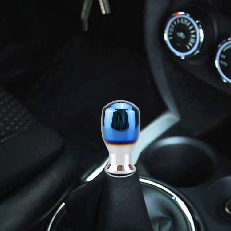 Universal Vehicle Car Blue Aluminum Alloy Gear Shifter Lever Manual Automatic Shift Knob Adapter, Size: 4.4x7.8cm - Shift Knob by PMC TechLife | Online Shopping South Africa | PMC TechLife | Buy Now Pay Later Mobicred