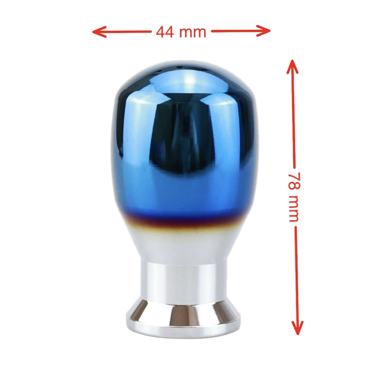 Universal Vehicle Car Blue Aluminum Alloy Gear Shifter Lever Manual Automatic Shift Knob Adapter, Size: 4.4x7.8cm - Shift Knob by PMC TechLife | Online Shopping South Africa | PMC TechLife | Buy Now Pay Later Mobicred