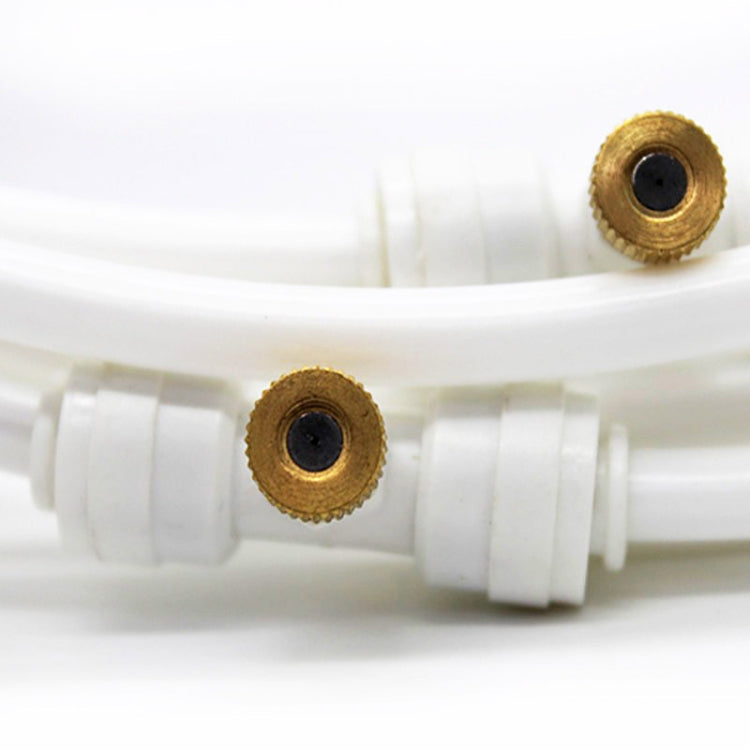 Outdoor Lawn Garden PE Hose Mist Watering Line Misting Cooling System with 16 x Mist Nozzles, Length: 12m (White) - Watering & Irrigation by PMc TechLife | Online Shopping South Africa | PMc TechLife | Buy Now Pay Later Mobicred