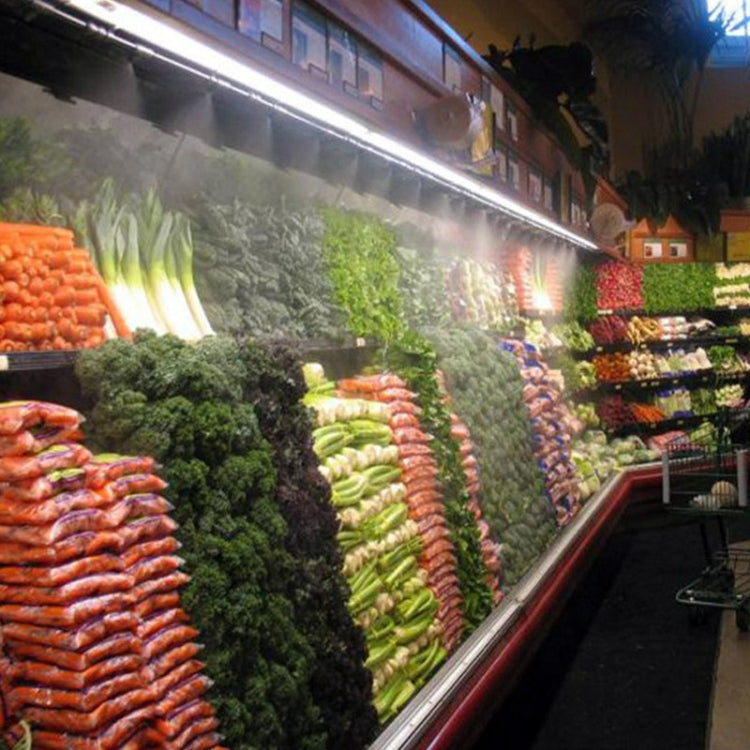 Outdoor Lawn Garden PE Hose Mist Watering Line Misting Cooling System with 16 x Mist Nozzles, Length: 12m (White) - Watering & Irrigation by PMc TechLife | Online Shopping South Africa | PMc TechLife | Buy Now Pay Later Mobicred