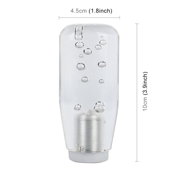 Universal Car Truck Transparent Bubble Colors LED Light Shift Knob Gear Lever Shifter, Length: 10cm